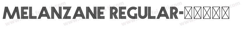 Melanzane Regular字体转换